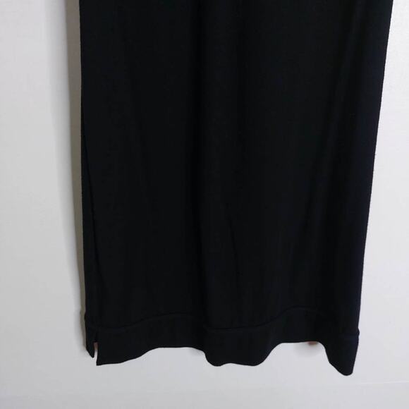 Nu Collective Black Cutout Keyhole Ponte Sleeveless Dress Large - Picture 4 of 9